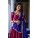 Women Rani Pink Narayana Pattu Embroidery Party Lehenga Choli - 12256206711 Women Rani Pink Narayana Pattu Embroidery Party Lehenga Choli - 12256206711