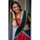 Women Narayana Pattu Party Lehenga Choli Red Embroidery - 12256206712