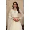 Net Party Lehenga Choli Cream Embroidery
