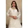 Embroidery White Net Party Lehenga Choli