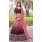 Women Party Lehenga Choli Embroidery Work Gold Crush Silk WIne - 12267206765