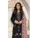 Women Black Party Wear Salwar Suit Faux Georgette Embroidery Work - 12366207296