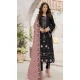 Women Black Party Wear Salwar Suit Faux Georgette Embroidery Work - 12366207296