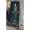 Women Blue Party Wear Salwar Suit Faux Georgette Embroidery Sequence Work Plus Size