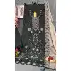 Women Dark Grey Embroidery Sequence Work Faux Georgette Party Wear Salwar Suit Plus Size