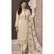 Women White Sequence Work Silk Party Wear Salwar Suit - 12369207312