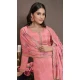 Women Party Wear Salwar Suit Pink Sequence Work Silk - 12369207313