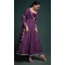 Women Party Wear Salwar Suit Purple Digital Printed Work Crepe - 12490207918