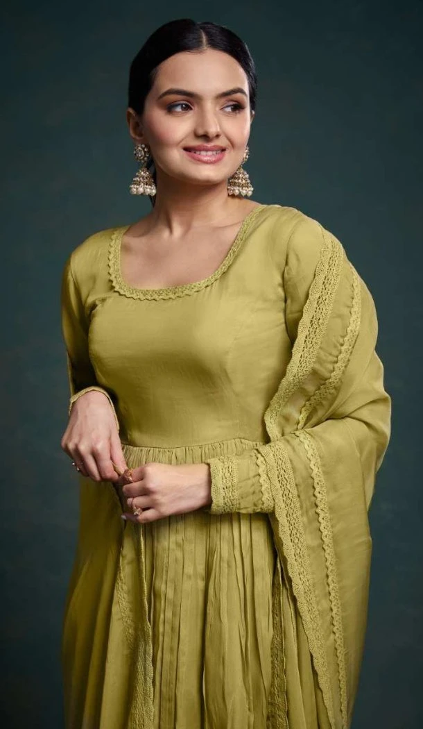 Women Digital Printed Work Pista Organza Party Wear Salwar Suit - 12490207919