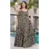 Women Multi Gown Heavy Digital Printed Heavy Rayon Plus Size