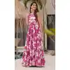 Women Gown Heavy Rayon Multi Heavy Digital Printed Plus Size