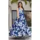 Women Gown Multi Heavy Rayon Heavy Digital Printed - 12663208760