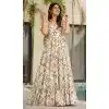 Women Multi Heavy Rayon Heavy Digital Printed Gown Plus Size