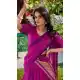 Women Pure Chanderi Party Lehenga Choli Plain With Zari Weaving Work Pink - 12690208870