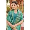 Women Blue Jacquard Work Soft Banarasi Silk Traditional Wear Saree Plus Size