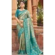 Women Blue Jacquard Work Soft Banarasi Silk Traditional Wear Saree - 12628208591