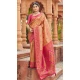 Women Soft Banarasi Silk Pink Jacquard Work Traditional Wear Saree - 12628208592