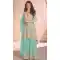 Women Sky Blue Sharara Suit Heavy Fox Georgette Embroidery Work - 12641208662