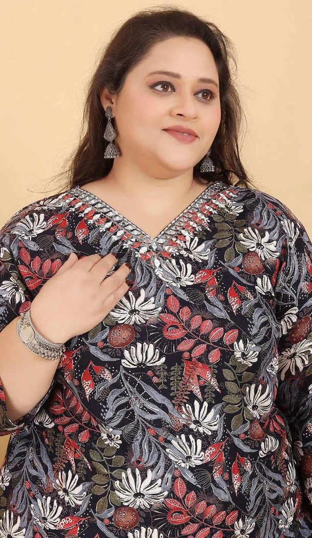 Women Rayon Black Salwar Kameez Printed Work - 12693208880