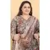 Women Salwar Kameez Viscose Multi Printed Work Plus Size