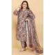 Women Salwar Kameez Viscose Multi Printed Work - 12693208882