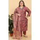 Women Multi Viscose Printed Work Salwar Kameez - 12693208883