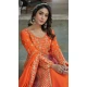 Women Multi Heavy Embroidery & Stone Work Anarkali Suit Chinon - 12746209139