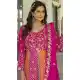 Women Chinon Heavy Embroidery & Stone Work Anarkali Suit Multi - 12746209140