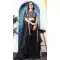 Women Black Party Lehenga Choli Teby Silk Embroidery - 12785209340