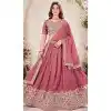Women Designer Lehenga Choli Embroidery Work Pink Georgette Plus Size