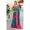 Women Soft Silk Rama Blue Jacquard Work Traditional Wear Saree - 12796209400