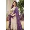Women Cream Tissue Silk Party Wear Lehenga Choli Heavy Embroidery Work Plus Size