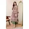 Women Mehendi Green Embroidery Salwar Suit Pure Chinon Plus Size