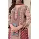 Women Pure Chinon Pink Salwar Suit Embroidery - 13077210858