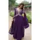 Women Gown Thread Designer Jari Purple - 150303475