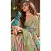Women Traditional Wear Saree Multi Soft Silk Digital Printed Work Plus Size