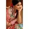 Women Multi Traditional Wear Saree Tusser Silk Jacquard Work Plus Size