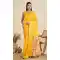 Women Pure Soft Silk Gold Zari Weaving Work Yellow Party Wear Saree - 12995210470