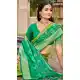 Women Traditional Wear Saree Jacquard Light Green Pochampalli Silk - 13016210561
