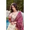Women Off White Designer Lehenga Choli Khadi Cotton Sequins Embroidery Work Plus Size