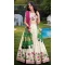 Women Sequins Embroidery Work Designer Lehenga Choli Off White Khadi Cotton - 13041210691