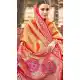 Women Jacquard Party Wear Saree Kanjivaram Silk Orange - 13089210916