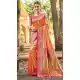 Women Kanjivaram Silk Jacquard Party Wear Saree Orange - 13090210927
