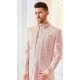 Women Pink & Multi Mens Wear Indo Western Art Embroidered Silk - 13092210952