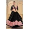 Women Black Traditional Wear Lehenga Choli Georgette Embroidery Work - 13160211295