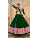 Women Traditional Wear Lehenga Choli Embroidery Work Green Georgette - 13160211296