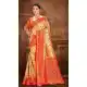 Women Traditional Wear Saree Multi Jacquard Kanjipuram Banarasi Silk - 13179211374