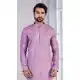 Men Purple Kurta Pajama Glame Cotton Sequence Work - 13224211632