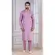 Men Purple Kurta Pajama Glame Cotton Sequence Work - 13224211632
