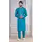 Men Kurta Pajama Glame Cotton Sequence Work Teal Blue - 13224211634